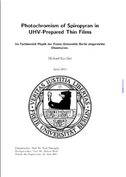Photochromism of Spiropyran in UHV-prepared Thin Films
